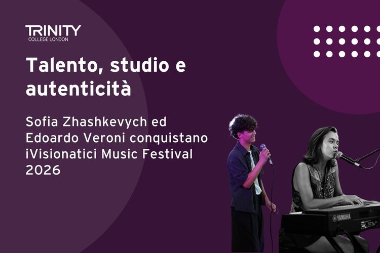 Talento, studio e autenticità: Sofia Zhashkevych ed Edoardo Veroni conquistano iVisionatici Music Festival 2026
