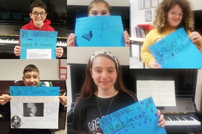 Gli studenti coinvolti nel progetto sulle compositrici