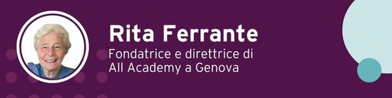 Rita Ferrante con i suoi studenti